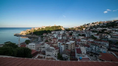 Sunrise in Ulcinj Stock Footage 78612098