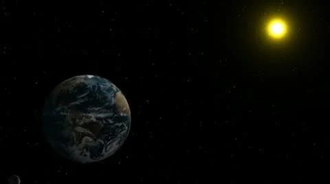 Sunrise in Universe Stock Footage 10591317