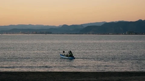 Sunrise in Valencia Stock Footage 123393501