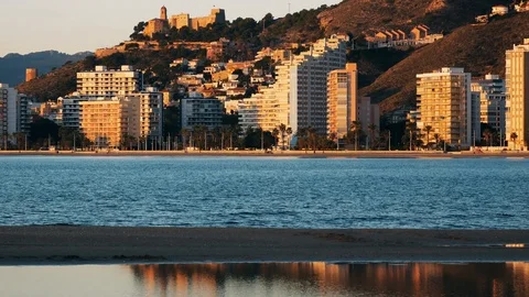 Sunrise in Valencia Stock Footage 123393706