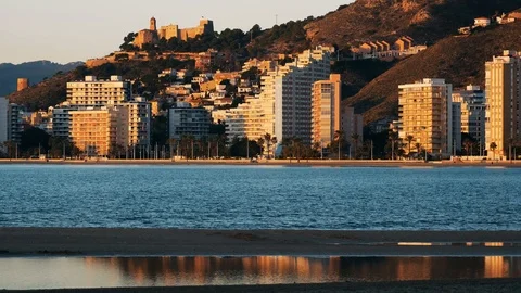 Sunrise in Valencia Stock Footage 123393740