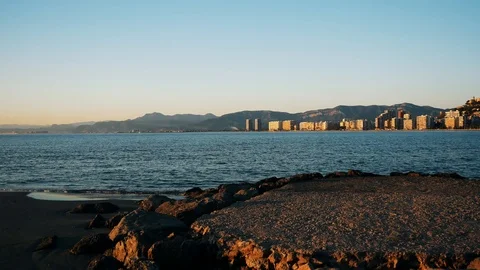 Sunrise in Valencia Stock Footage 123393809