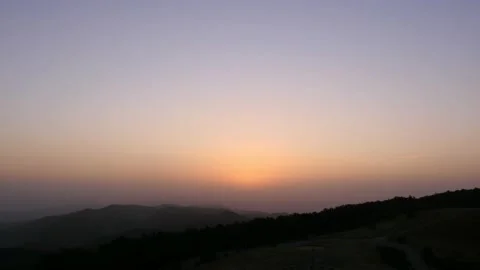 Sunrise on valley 스톡 동영상 205070071