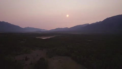 Sunrise in the Valley Stock Footage 282374230