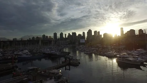 Sunrise in Vancouver Stock Footage 80061251
