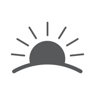 Sunrise. vector logos Stock Illustration