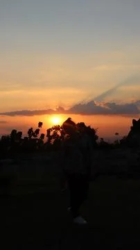 Sunrise view on the mountain Stock Photos