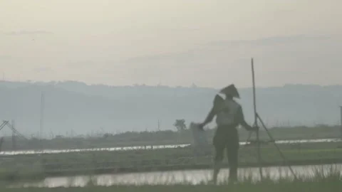 Sunrise view on mountains 스톡 동영상 222506190