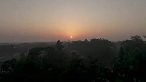 Sunrise view, nepal. Stock Footage 288597506