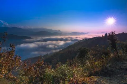 Sunrise view Stock Photos