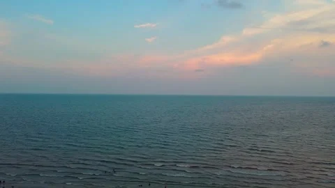 The sunrise view at TimurBay Seafront Residence, Kuantan, Pahang. Stock Footage 279867948