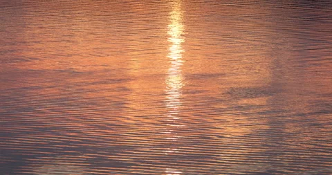 Sunrise water texture Stock Footage 283671676