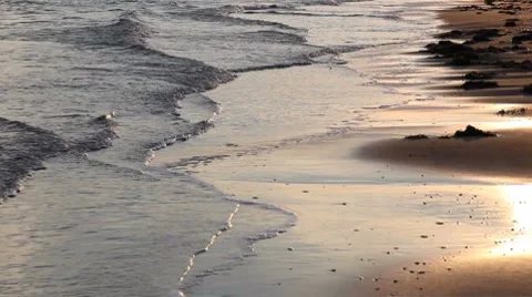 Sunrise Waves Stock Footage 8834064