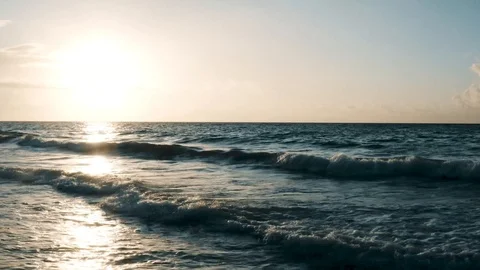 Sunrise Waves Video stock 126828909
