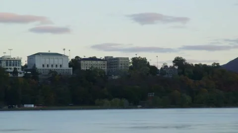 Sunrise at West Point Panning Stock Footage 241277654