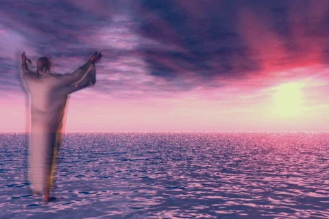 SunrisePray 21 2997 Stock Footage 305923