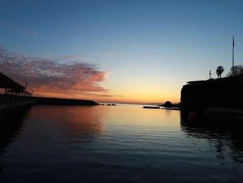 Sunrises and sunsets Foto stock