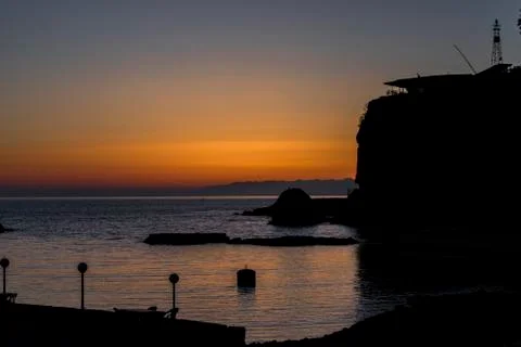 Sunrises and sunsets Foto stock