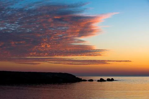 Sunrises and sunsets Stock Photos