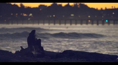 Sunrise/Sunset at the Beach 스톡 동영상 46076608