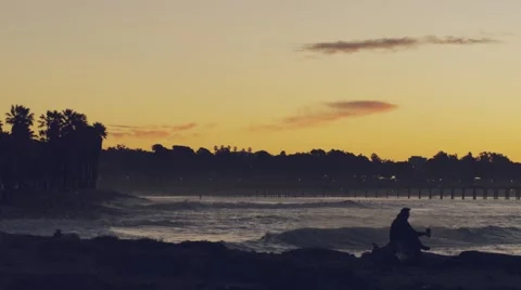 Sunrise/Sunset at the Beach 스톡 동영상 46077445