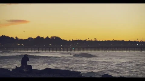 Sunrise/Sunset at the Beach 스톡 동영상 46102529