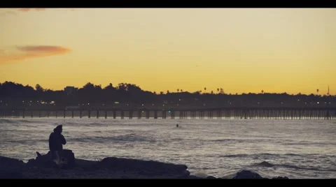 Sunrise/Sunset at the Beach 스톡 동영상 46104749