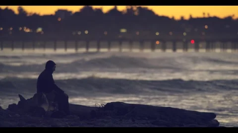 Sunrise/Sunset at the Beach 스톡 동영상 46106479