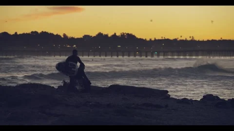 Sunrise/Sunset at the Beach 스톡 동영상 46107519