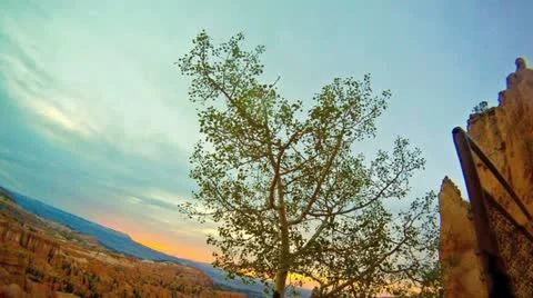 SunriseTimelapse from Bryce Canyon Stock Footage 11805892