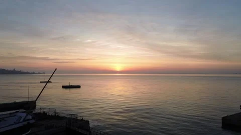 Sunrising - Cacilhas 2 Stock Footage 261359079