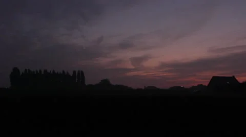 Sunrising, morning, dark Stock Footage 46254968