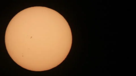 Sun's disk close-up view 스톡 동영상 45634007
