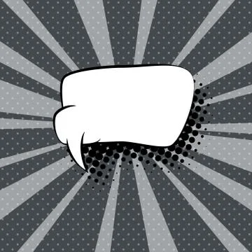 Sun's Rays Background and Speech Bubble 스톡 일러스트