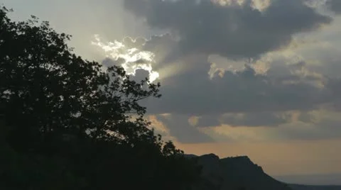 Sun's rays Stock Footage 11298695