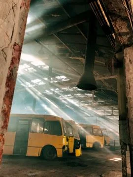 The sun's rays shine Stock Photos