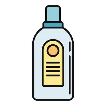 Sunscreen bottle protecting skin from uv rays Stock Illustration