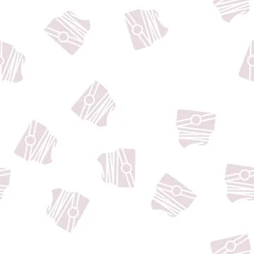Sunscreen cream container glyph vector seamless pattern Stock Illustration