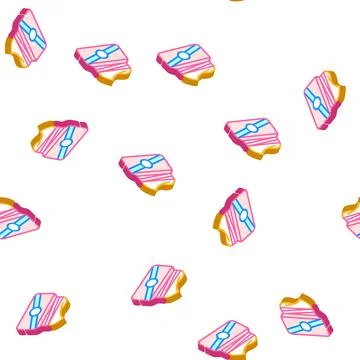 Sunscreen cream container isometric icon seamless pattern 스톡 일러스트