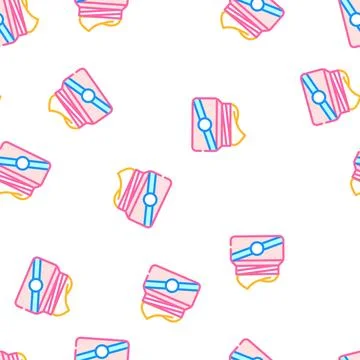 Sunscreen cream container vector seamless pattern 스톡 일러스트