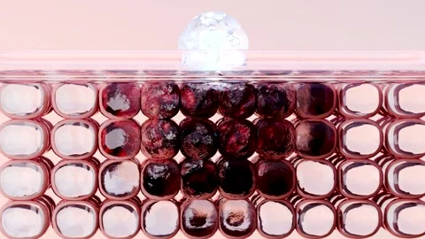 Sunscreen Cream or serum drop, Ultraviolet shield reflect UV, Sunburn, cancer Stock Footage 279305842