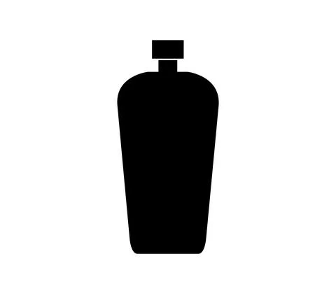 Sunscreen icon illustrated on a white background Stock Illustration