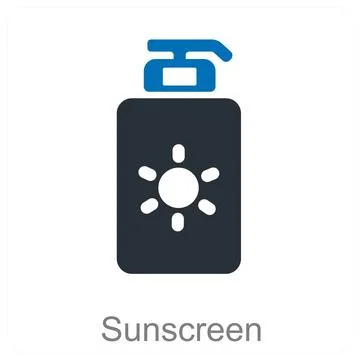 Sunscreen Stock Illustration