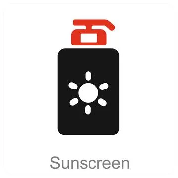 Sunscreen Stock Illustration