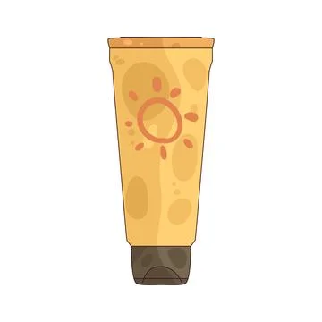 Sunscreen illustration Stock Illustration