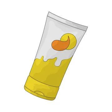 Sunscreen illustration Illustrazione stock