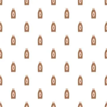 Sunscreen lotion bottle repeating pattern on white background 스톡 일러스트