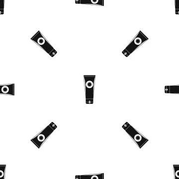 Sunscreen pattern seamless black Stock Illustration