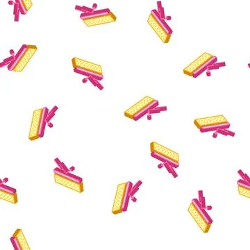 Sunscreen protective skin layer isometric icon seamless pattern Stock Illustration