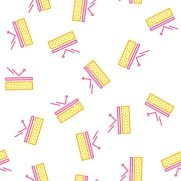 Sunscreen protective skin layer vector seamless pattern Stockillustratie